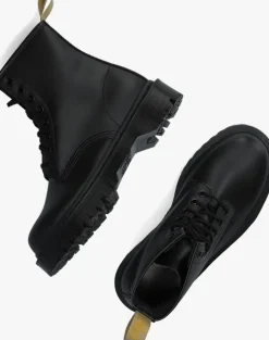 zwarte dr martens veterboots vegan 1460 bex mono