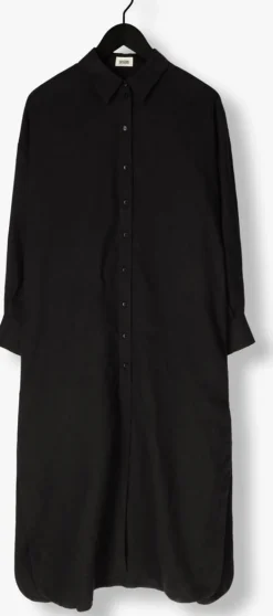 zwarte drykorn maxi jurk dravena
