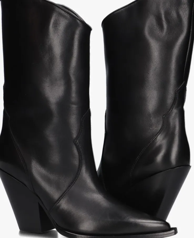 zwarte elena iachi cowboylaarzen e3614