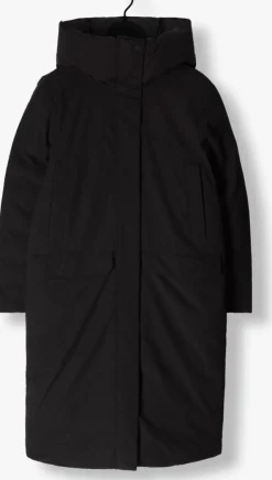 zwarte elvine gewatteerde jas asha