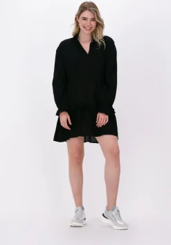 zwarte envii mini jurk enteresa ls dress 6892