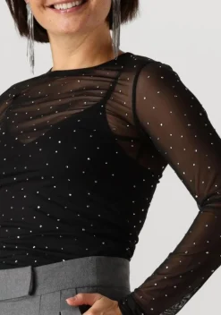 zwarte envii tops & t-shirts enstairs ls top