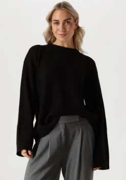 zwarte envii trui enorta ls knit 7213
