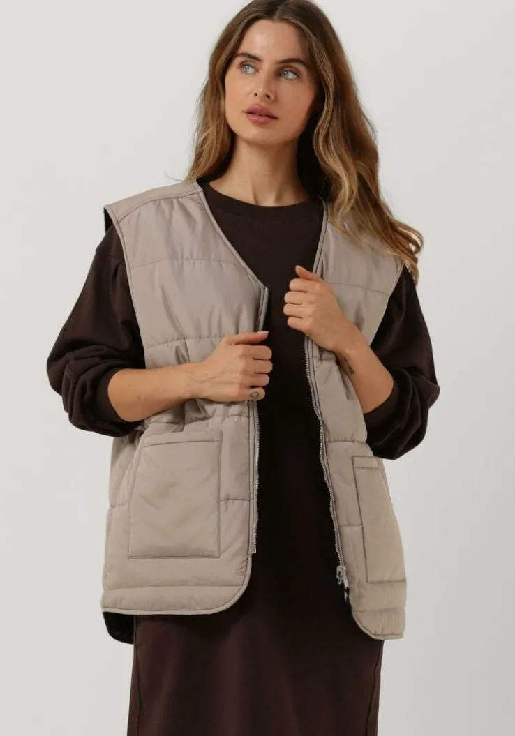 zwarte esmé studios bodywarmer kinsley reversible vest