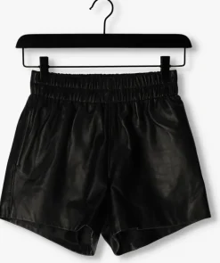zwarte est'seven broeken est'leather short court