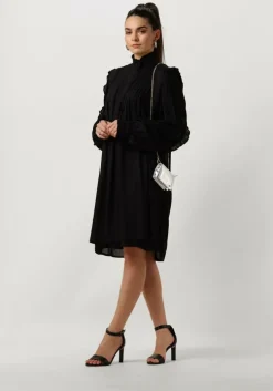zwarte est'seven mini jurk lizzy long dress