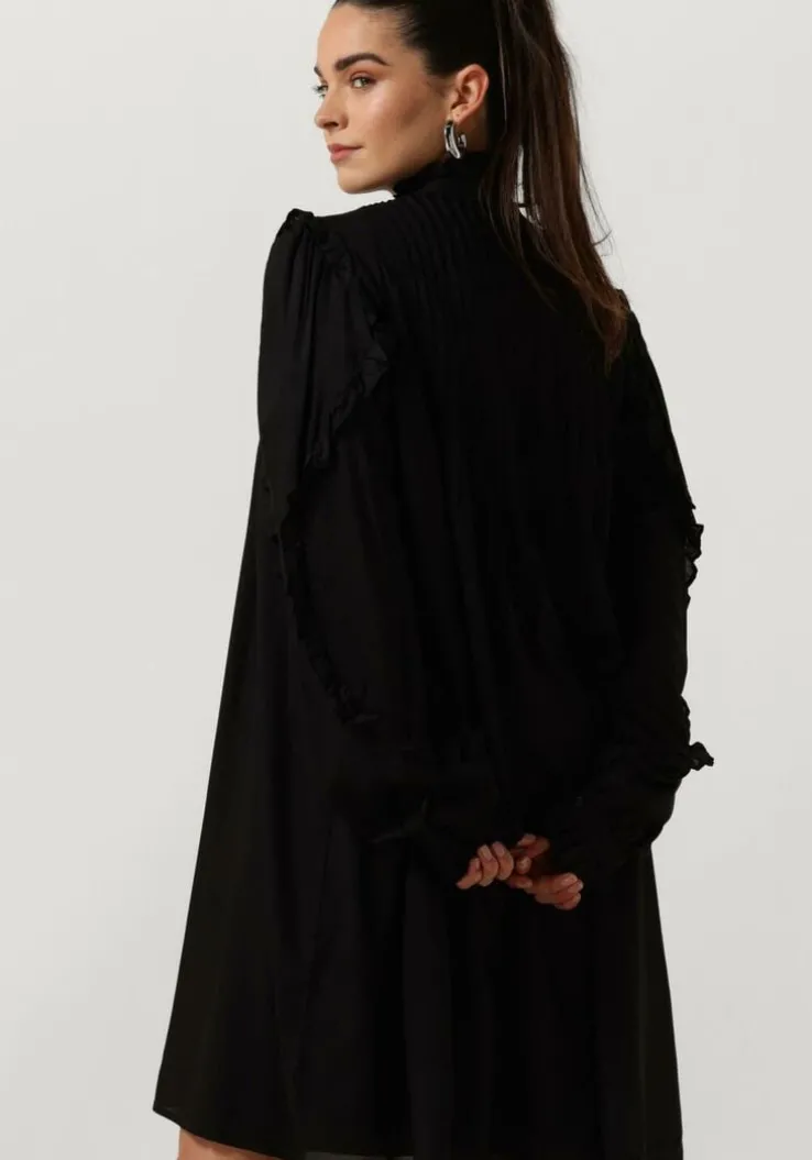 zwarte est'seven mini jurk lizzy long dress