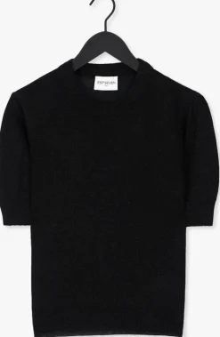 zwarte est'seven top est'short sleeve top manuel