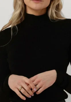 zwarte est'seven tops & t-shirts est'turtle neck lurex nikole