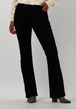 zwarte fabienne chapot flared broek eva flare trousers