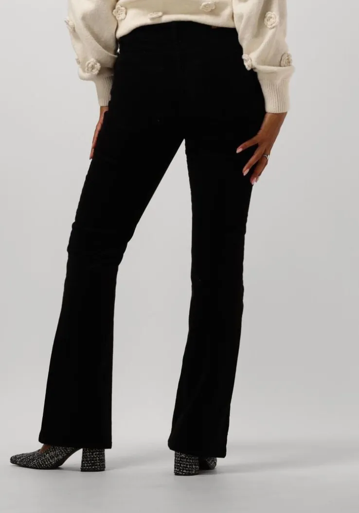 zwarte fabienne chapot flared broek eva flare trousers