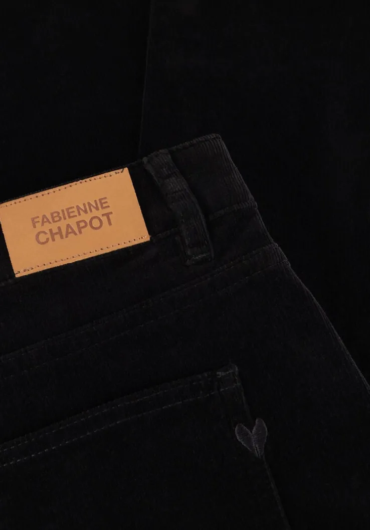zwarte fabienne chapot flared broek eva flare trousers