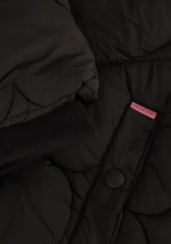 zwarte fabienne chapot gewatteerde jas prisca short puffer