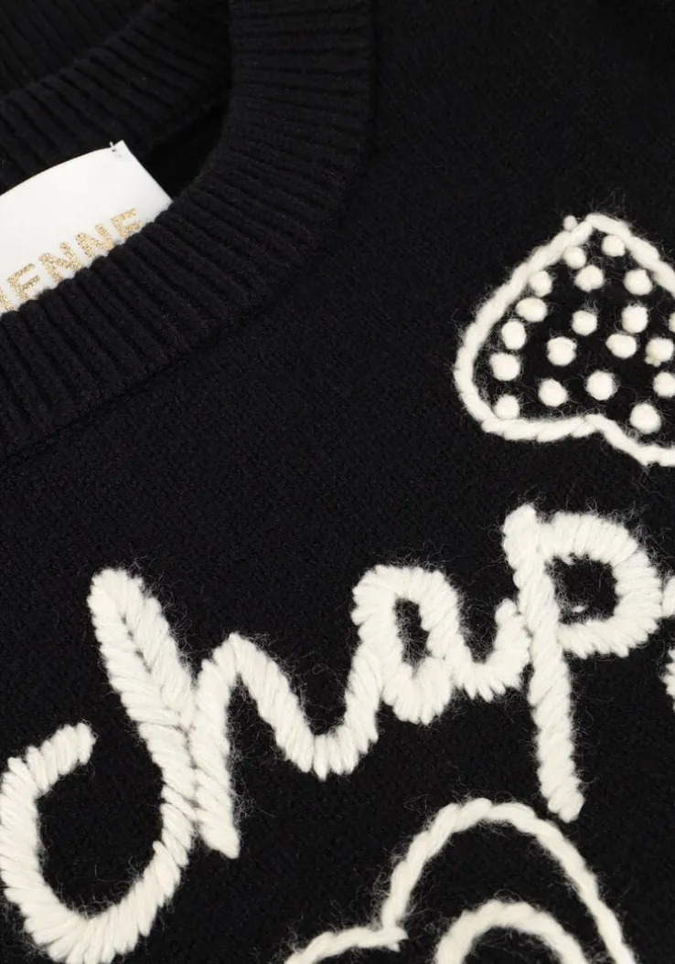 zwarte fabienne chapot trui vesper pullover