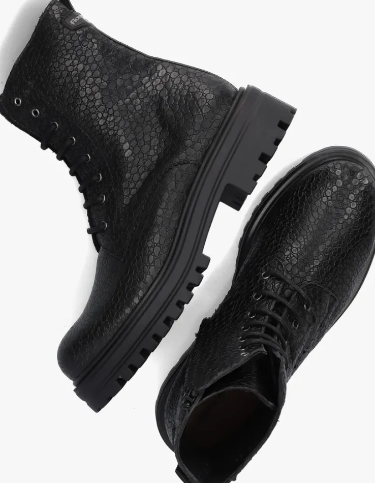 zwarte floris van bommel veterboots sfw-50125