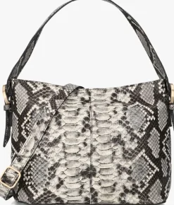FRED DE LA BRETONIERE e handtas lindi bucket bag python printed leather>DAMES Handtassen