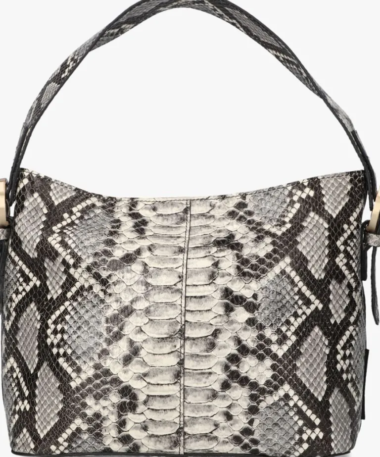 FRED DE LA BRETONIERE e handtas lindi bucket bag python printed leather>DAMES Handtassen