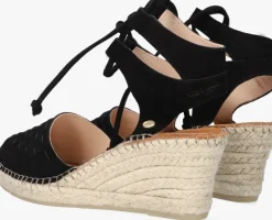 zwarte fred de la bretoniere espadrilles 153010202