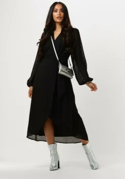 zwarte freebird midi jurk wv-zigzag-jacq-pes-23-3-1