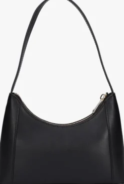 zwarte furla schoudertas diamante mini shoulder bag