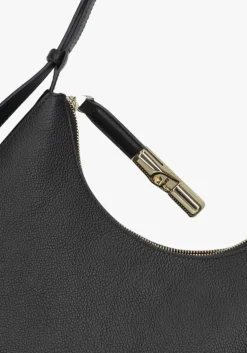zwarte furla schoudertas goccia s shoulder bag