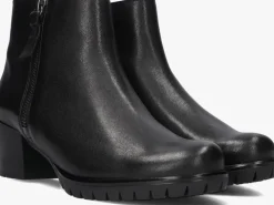 zwarte gabor enkellaarsjes 653.2