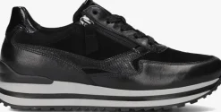 zwarte gabor lage sneakers 527