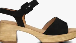 zwarte gabor sandalen 721.1.0