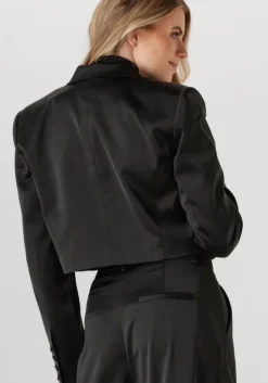 zwarte gestuz blazer yacminegz short blazer