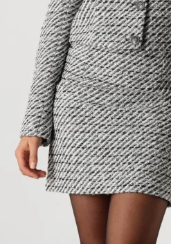 zwarte gestuz minirok amilinagz mw skirt