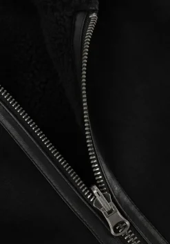 zwarte goosecraft gewatteerde jas gc adelyn coat