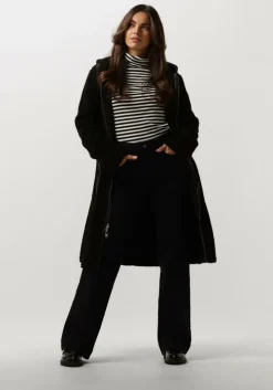 zwarte goosecraft gewatteerde jas gc adelyn coat