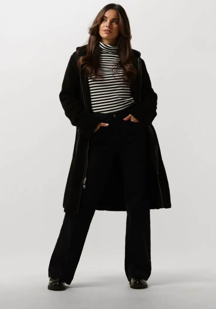 zwarte goosecraft gewatteerde jas gc adelyn coat