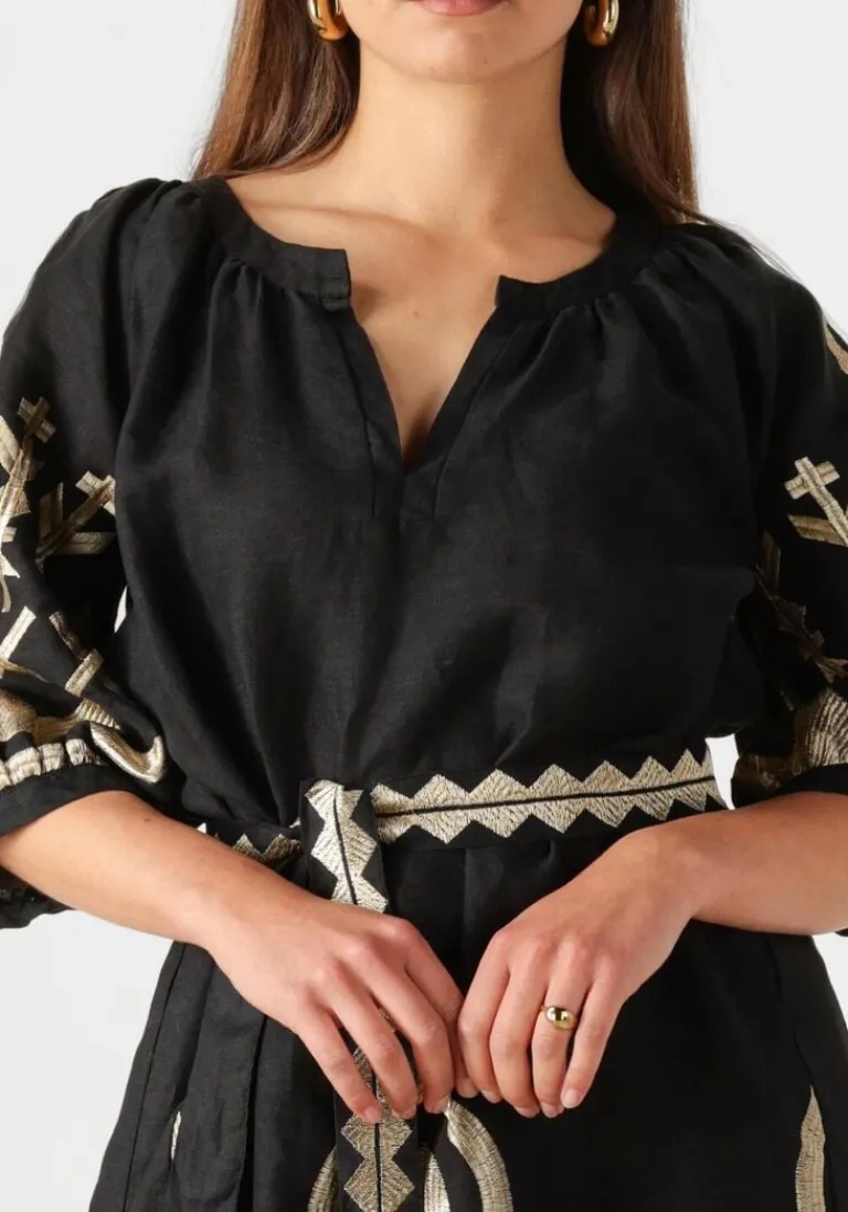 GREEK ARCHAIC KORI e maxi jurk 230654>DAMES Jurken