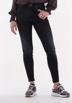 zwarte g-star raw skinny jeans 3301 skinny wmn