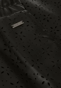 zwarte guess broeken carola faux leather short