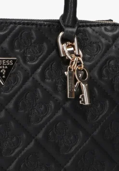 zwarte guess handtas adelasia multi comp satchel