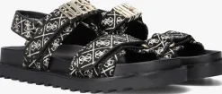 zwarte guess sandalen fabelis