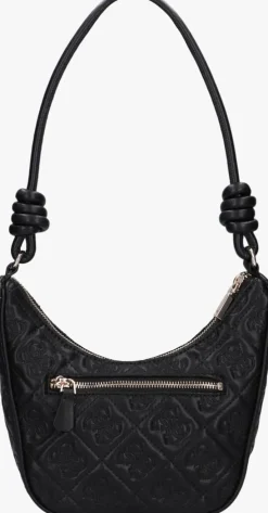 zwarte guess schoudertas adelasia top zip shouldere bag