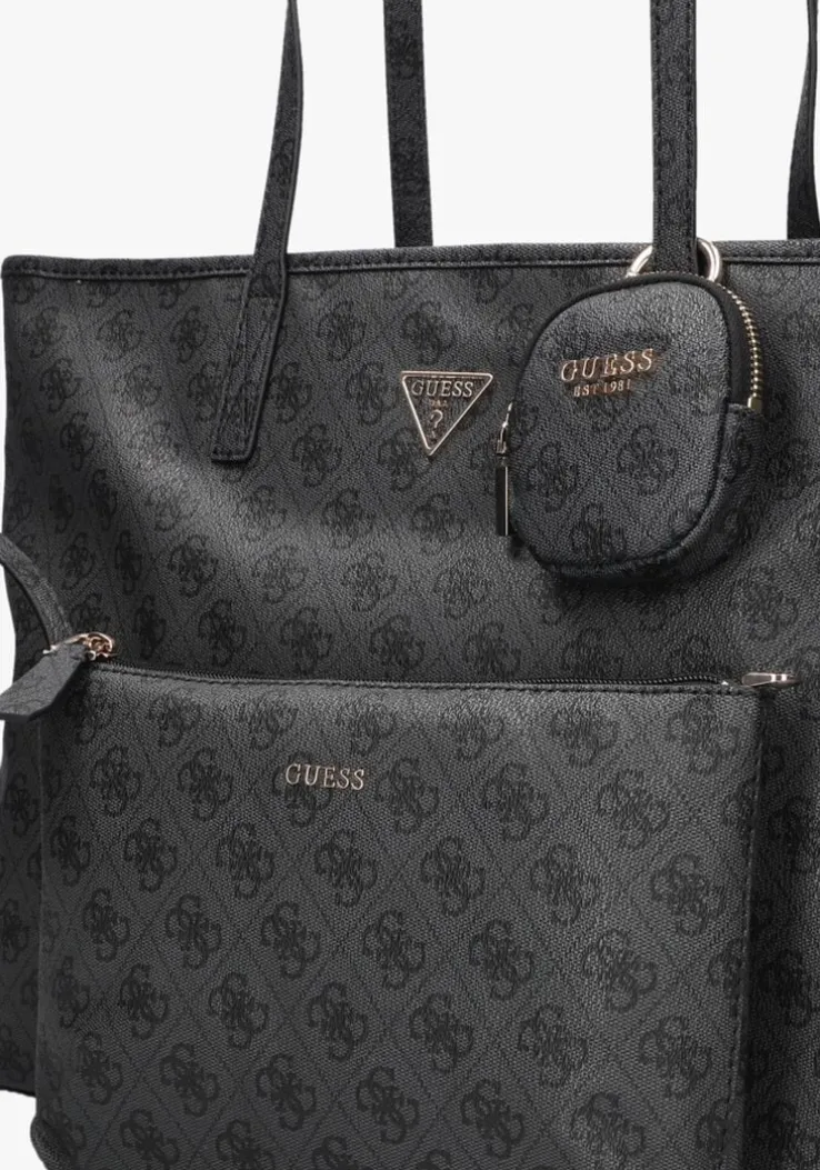 zwarte guess schoudertas power play large