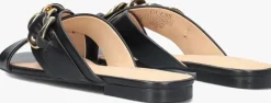 zwarte guess slippers sameya