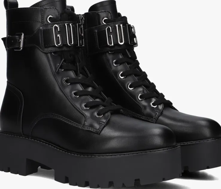 zwarte guess veterboots vaires