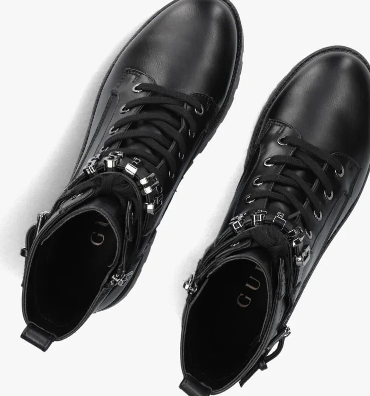 zwarte guess veterboots vaires