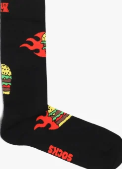 HAPPY SOCKS e sokken flaming burger>DAMES Beenmode
