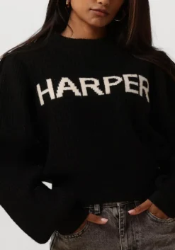 zwarte harper & yve trui lysanne-ju