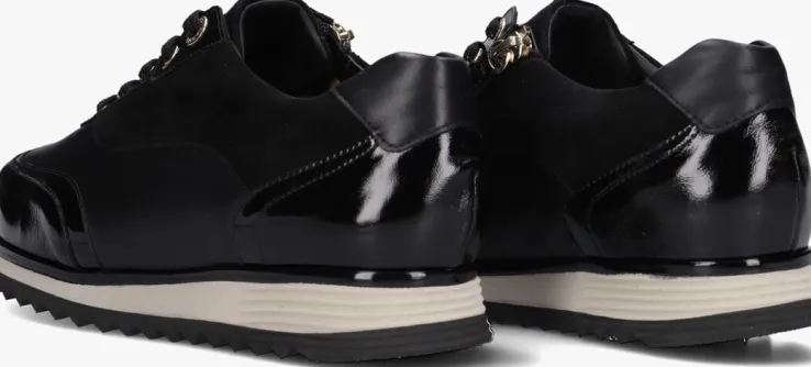zwarte hassia lage sneakers 302050