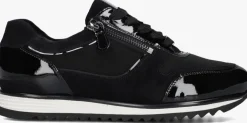 zwarte hassia lage sneakers 302035