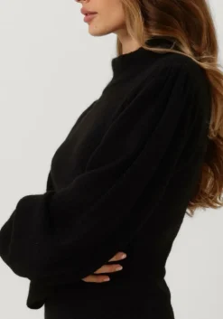 zwarte ibana midi jurk doloris