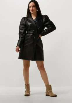 zwarte ibana mini jurk darcia