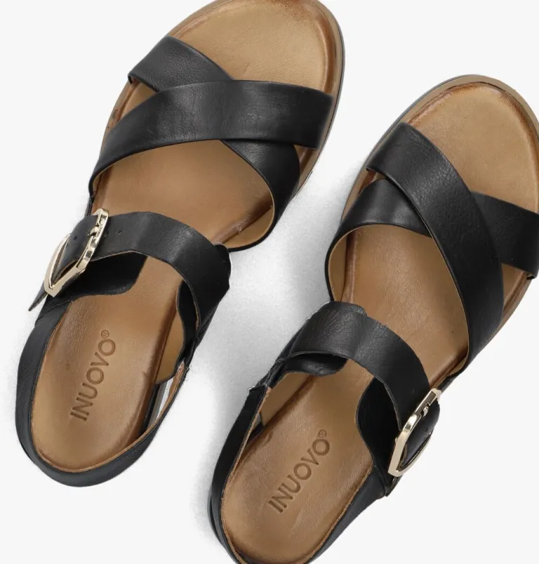 INUOVO e platte sandalen 113117>DAMES Sandalen